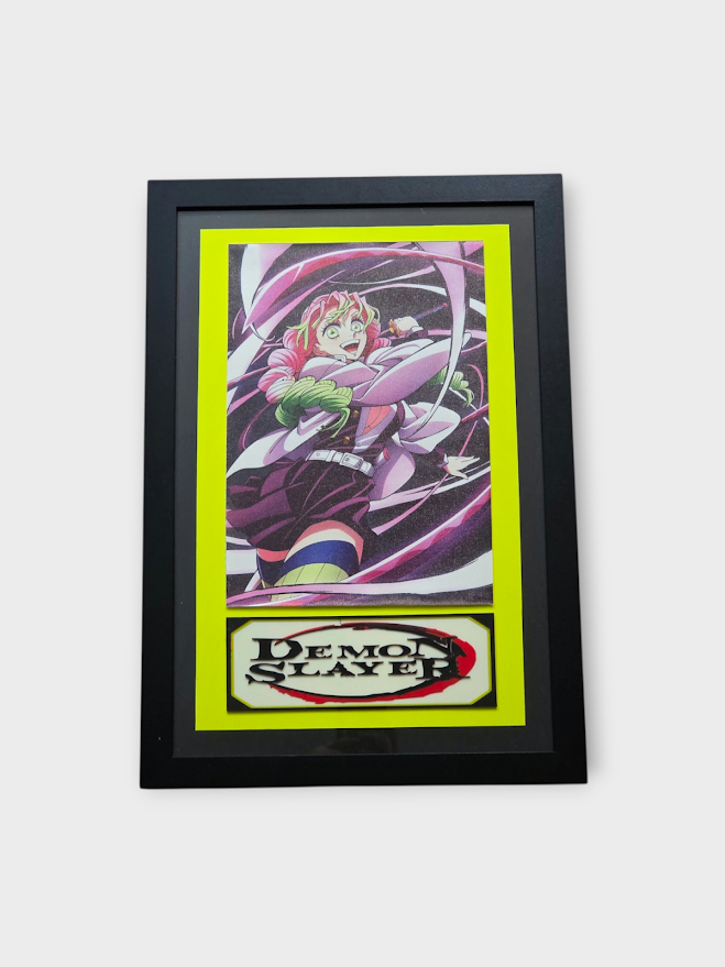 Custom Framed Demon Slayer – Mitsuri Kanroji (Love Hashira) - Anime Art Print