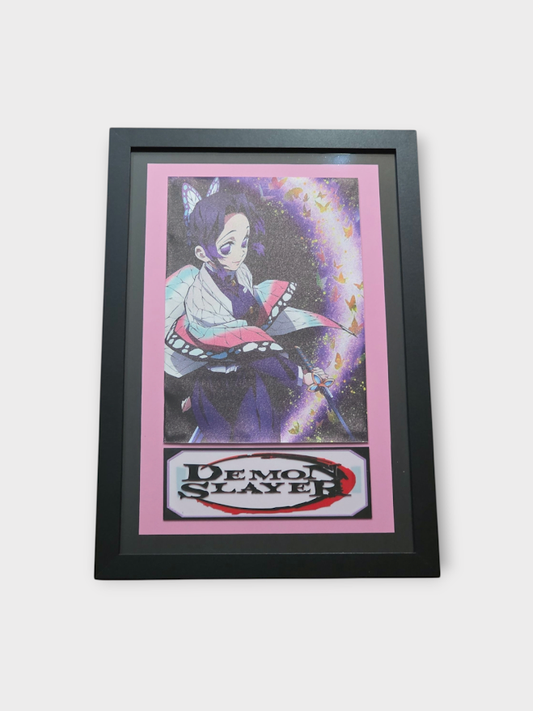 Custom Framed Demon Slayer – Shinobu Kocho - Anime Art Print