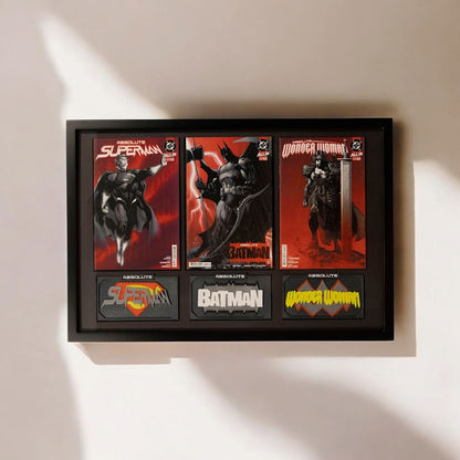 The World's Finest United in One Iconic Jim Lee inspired Display - Superman #1W, Batman #1AY and Wonder Woman  #1AI