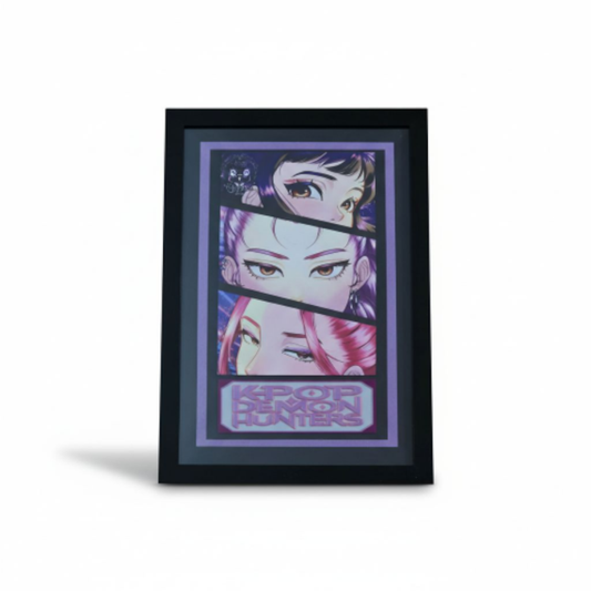 Custom Framed K-Pop Demon Hunters – Anime Art Print - Print 1