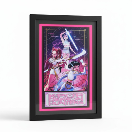 Custom Framed K-Pop Demon Hunters – Anime Art Print - Print 2