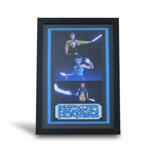 Custom Framed K-Pop Demon Hunters – Anime Art Print - Print 3