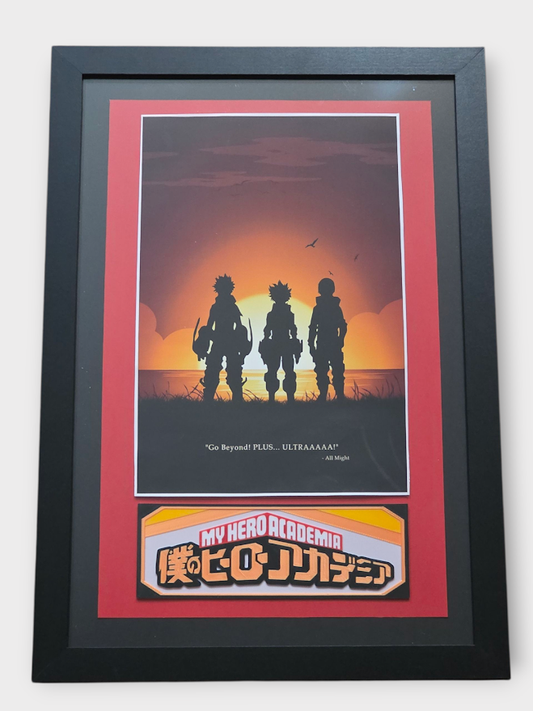 Custom Framed My Hero Academia – Anime Art Print - Group Print 2