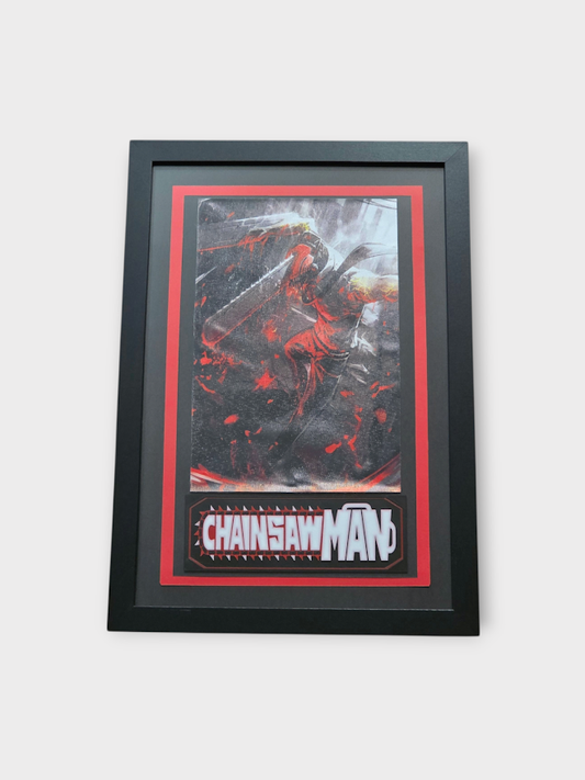 Custom Framed Chainsaw Man – Anime Art Print - Print 2